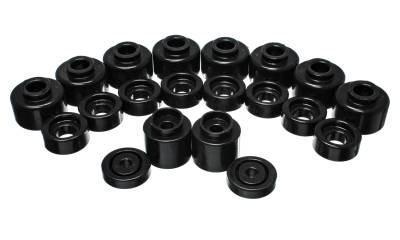 Energy Suspension - Energy Suspension 4.4111G Polyurethane Body Mount Set for Ford