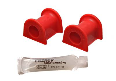 Energy Suspension - Energy Suspension 5.5145R Sway Bar Bushing Set Rear Polyurethane Red