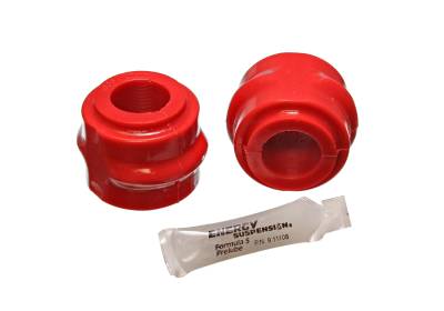 Energy Suspension - Energy Suspension 5.5171R Sway Bar Bushing Set Front Polyurethane Red