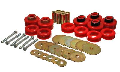 Energy Suspension - Energy Suspension 5.4116R Body Mount Set for Dodge Pickup Standard Cab