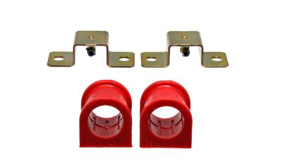 Energy Suspension - Energy Suspension 4.5163R Sway Bar Bushing Set Front Polyurethane Red