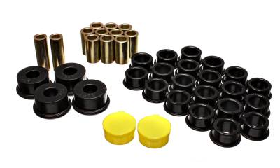 Energy Suspension - Energy Suspension 7.3110G Rear Control Arm Bushing Set Polyurethane Black