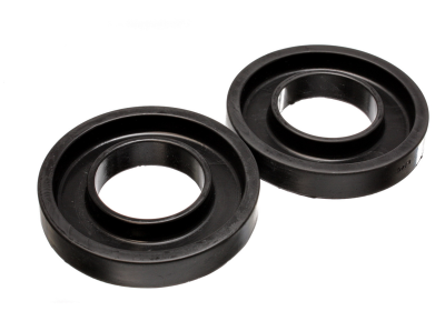 Energy Suspension - Energy Suspension 9.6105G Coil Spring Isolator Set Rear Polyurethane Black