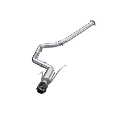 MBRP Exhaust - MBRP Exhaust S48033CF 3" Cat-Back Single Rear Exit T304 w/CF Tip