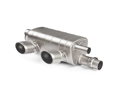 Akrapovic - Akrapovic S-PO/TI/5H Slip-On Line Titanium Exhaust for 16-17 Porsche 911 Carrera