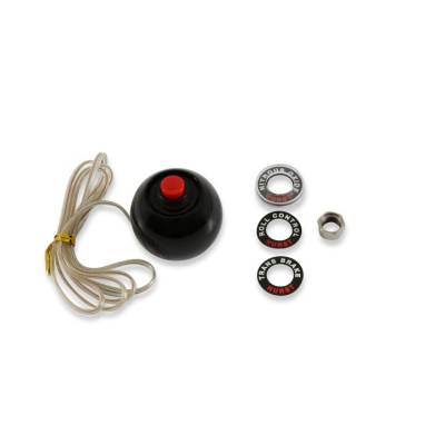 Hurst - Hurst 1630050 Black Classic Round Shift Knob w/Switch 7/16-20 12V