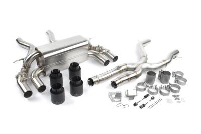 Dinan - Dinan D660-0082-BLK Exhaust System for 19-21 BMW M2 Competition Coupe 3.0