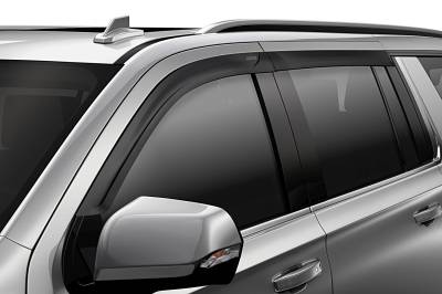 Husky Liners - Husky Liners 2857034 Low Pro Ventvisor Deflector Matte Black Outside Mount 4Pc
