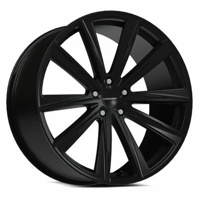 Vision Wheel - Vision Wheel 471V Splinter 20x9 5x115 38mm Satin Black 471V2990SB38