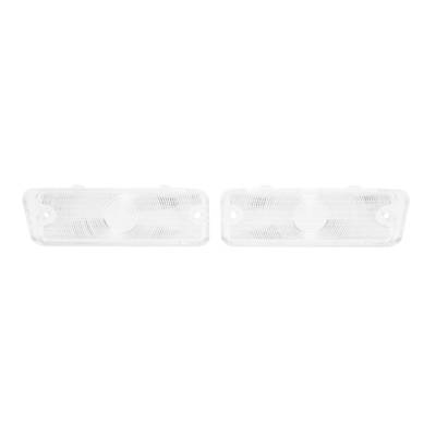 Trim Parts - Trim Parts A2441C 1966 Full-Size Chevrolet Clear Parking Light Lens PAIR