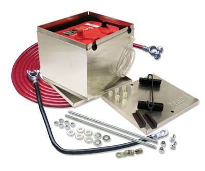 Taylor Cable - Taylor Ignition 48204 Aluminum Battery Box