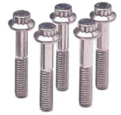 ARP Auto Racing - ARP 614-1750 Standard 12Point Bolt 5PC Stainless Steel 7/16-14 x 1.75 Wrenc