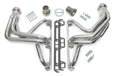 Hedman Hedders - Hedman 99206 Silver 1-5.8" Long-Tube Headers for 72-86 JEEP CJ5/CJ6/CJ7 304-401