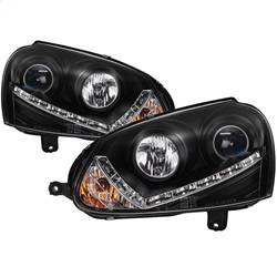 Spyder Auto - Spyder Auto 5017529 Black/Clear Projector Headlights for 06-09 GTI/Jetta/Rabbit