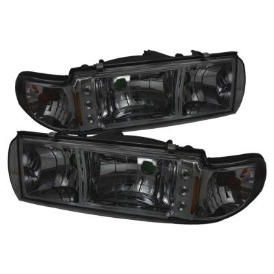 xTune Auto - xTune Auto 5031648 Crystal Headlights Chrome/Smoked