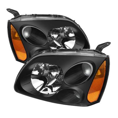 xTune Auto - xTune Auto 5072900 Crystal Headlights Black/Clear