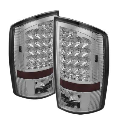 xTune Auto - xTune Auto 5073020 Chrome/Clear LED Taillights