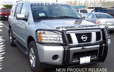Steelcraft - Steelcraft 54070 Black Grille Guard for 04-14 Armada Pathfinder Titan