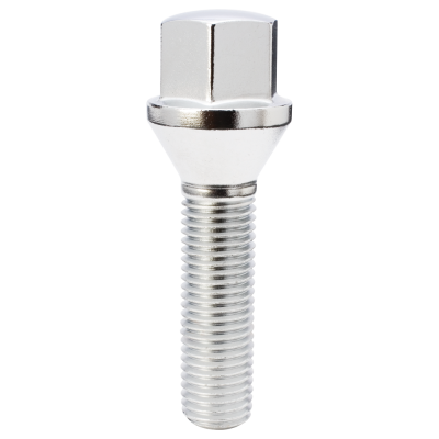 Gorilla Automotive - Gorilla 17013 Lug Bolt Cone Seat Chrome 12mm x 1.50 Total 2.64" US 1.60"
