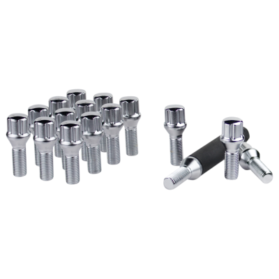 Gorilla Automotive - Gorilla 17015SD Small Diameter Lug Bolt Chrome 12mm x 1.50 Thread 1.3"/33