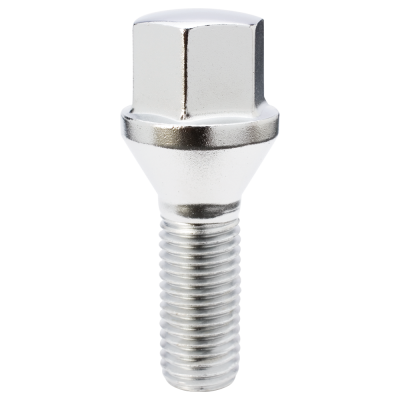 Gorilla Automotive - Gorilla 17179 Lug Bolt Cone Seat Chrome 12mm x 1.50 Total 2.10" US 1.10"