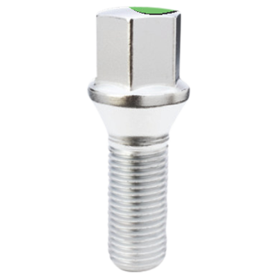 Gorilla Automotive - Gorilla 17141 Lug Bolt Cone Seat Chrome 14mm x 1.25 Total 1.98" US .98"