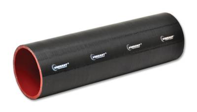 Vibrant Performance - Vibrant 27322 Straight Hose Coupler 0.875" ID x 12" Long Gloss Black
