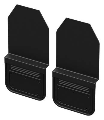 Gatorback - Gatorback GN107-BK Removable 1.5" Offset 12"x9" Rear Mud Flaps No Plate