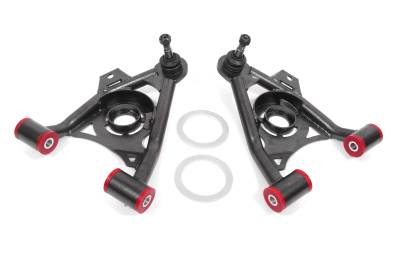 BMR Suspension - BMR Suspension AA037H A-Arms Lower Spring Pocket Non-Adj Poly Tall Ball Joint