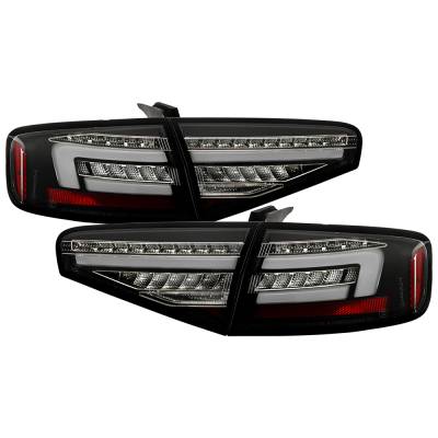 Spyder Auto - Spyder Auto 5087171 LED Taillights Black for 13-16 Audi A4/S4
