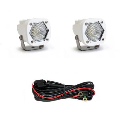 Baja Designs - Baja Designs 387806WT S1 White LED Auxiliary Light Pod Pair
