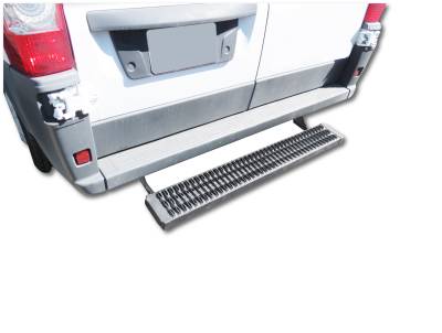 TrailFX - TrailFX ABSV004B 53" Van Access Step Black Aluminum Under Bumper Mount