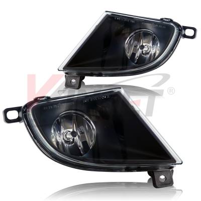 Winjet - Winjet CFWJ-0511-C Clear Fog Lights for 08-10 BMW 5 Series E60