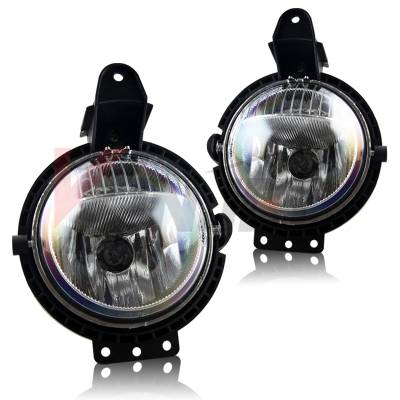 Winjet - Winjet CFWJ-0509-C Clear Fog Lights for 07-15 Mini Cooper