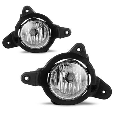 Winjet - Winjet CFWJ-0610-C Clear Fog Lights w/Wiring Kit for 17 Toyota C-HR