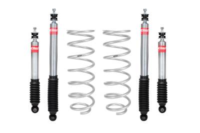 Eibach - Eibach E80-82-086-01-22 4PC Shocks + 2 Rear Springs for LC100 PTL