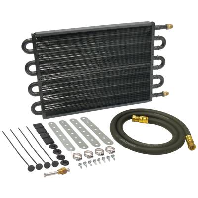 Derale - Derale 13304 8 Pass 18" Copper/Aluminum Tube & Fin Trans Cooler Kit -6AN