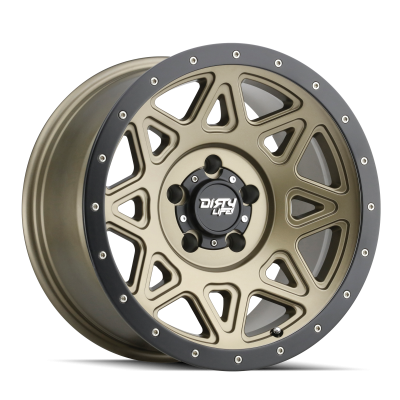 DIRTY LIFE - Dirty Life 9305 Theory 17x9 6x135 -12mm Matte Gold 9305-7936MGD