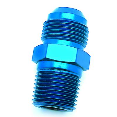 SpeedFx - SpeedFX 560616 Adapter Fitting Straight -6AN x 1/8 NPTF Blue Anodized Alum EACH