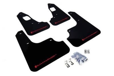 Rally Armor - Rally Armor MF10-UR-BLK/RD Black Mud Flap Red Logo