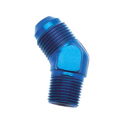 SpeedFx - SpeedFX 560423BK Adapter Fitting 45-DEG -4AN x 1/8 NPTF Black Anodized EACH