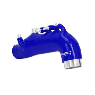 Mishimoto - Mishimoto MMHOSE-SUB-08IHBL Blue Silicone Induction Hose for 08-14 Subaru WRX