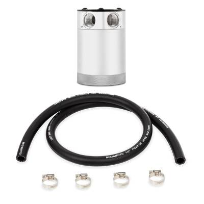 Mishimoto - Mishimoto MMBCC-CBTWO-P Compact Baffled Oil Catch Can 2-Port