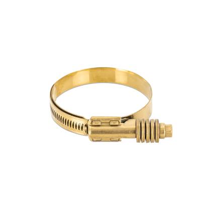Mishimoto - Mishimoto MMCLAMP-CTWG-92GD Constant Tension Worm Gear Clamp 2.76"-3.62" Gold