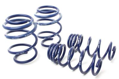H&R Special Springs LP - H&R 28705-1 1.5"F 1.9"R Lowering Springs for 19-21 Velostar Hyundai Blue