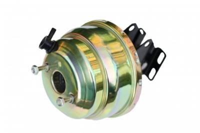 Leed Brakes - Leed Brakes E8 8" Dual Power Brake Booster w/Bracket Zinc