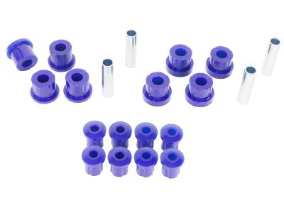 SuperPro - SuperPro Kit089K F&R Spring Bushing Kit for Jeep
