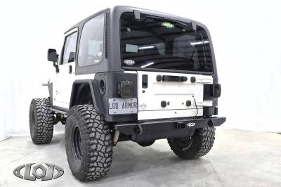 LoD Offroad - LoD Offroad JRB9621 Expedition Rear Bumper Only for Jeep TJ/LJ/YJ