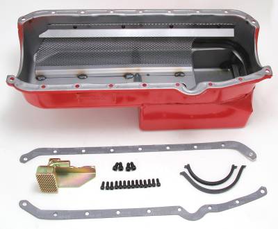 Hamburger's Performance - Hamburger's Perf. 1088 ECONO Oil Pan SB Chevy 283-400 55-79 Drag Race 7 Qt