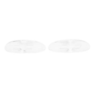 Trim Parts - Trim Parts A1027 1955 Full-Size Chevrolet Clear Parking Light Lens w/Bowtie PAIR